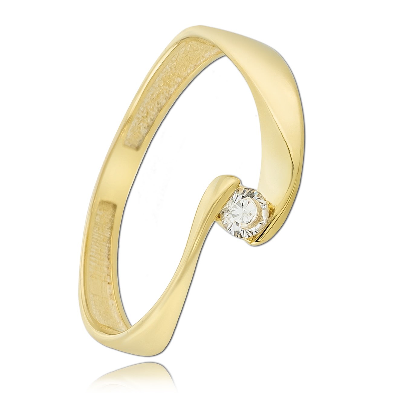 Balia Damen Ring aus 333 Gelbgold mit Zirkonia Gr.56 BGR032G56