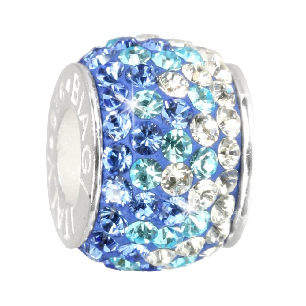 Carlo Biagi Zirkonias Bead Ice blau BBSCR03B