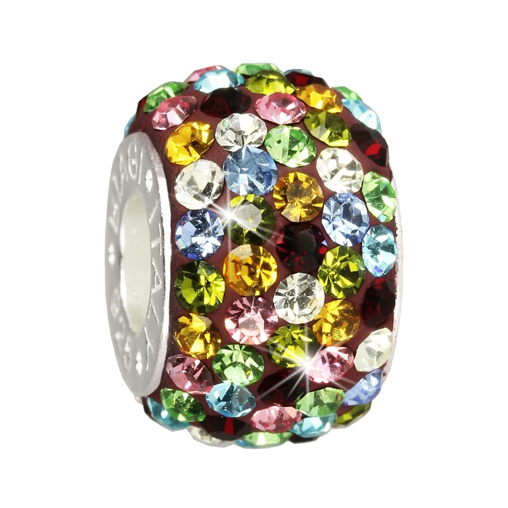 Carlo Biagi Zirkonias Bead Ring bunt BBSCR06MCP