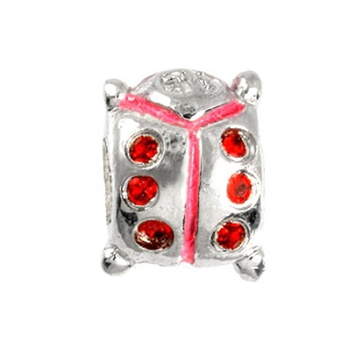 Carlo Biagi Kidz Bead Käfer Silber Beads für Armband KBE082