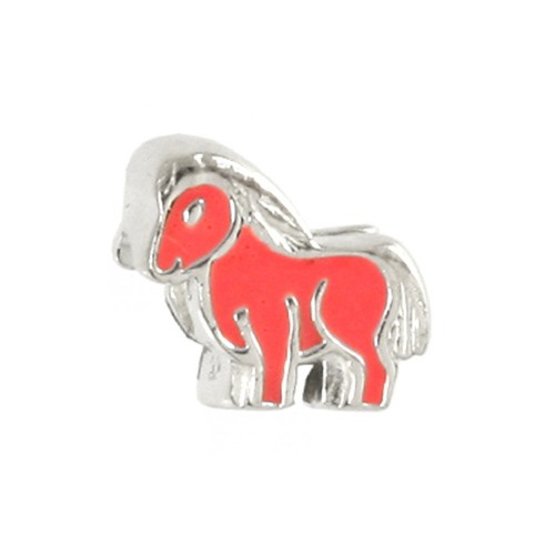 Carlo Biagi Kidz Bead Pony rosa 925 Silber Beads KBE088