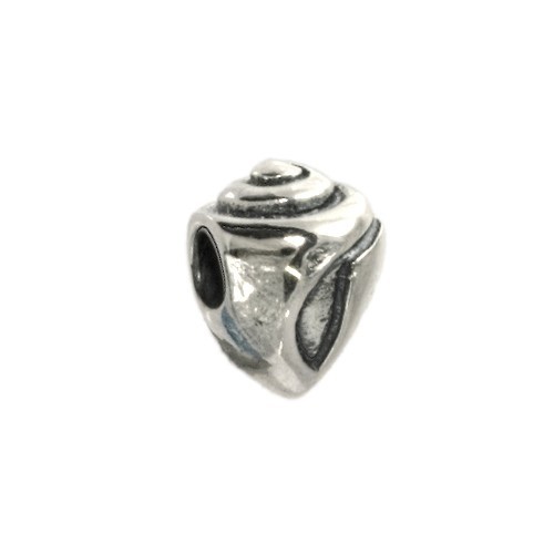 Carlo Biagi Kidz Bead Muschel Silber Beads für Armband KSB08