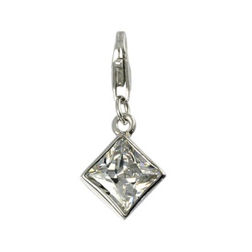 Carlo Biagi Charm Anhänger Diamant 925 Silber CSCZP02C