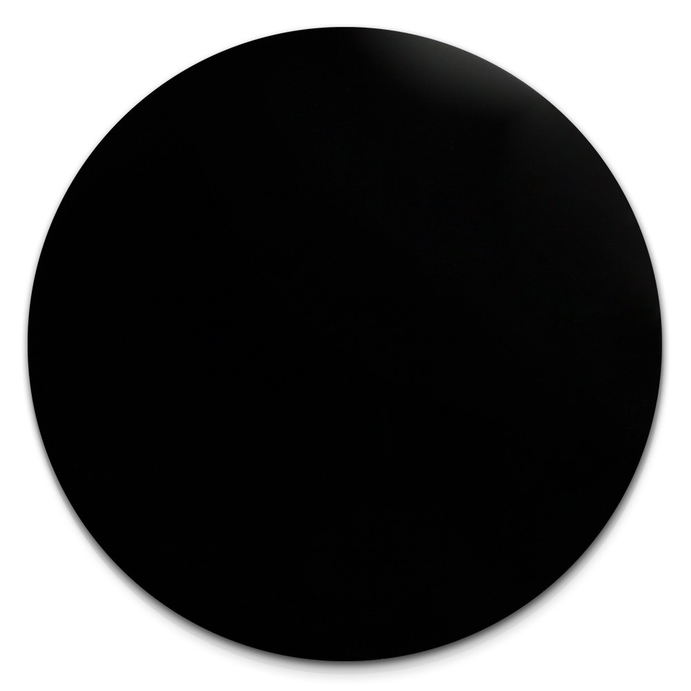 Amello Coin Glas Onyx 30mm schwarz für Coinsfassung Edelstahlschmuck ESC707S