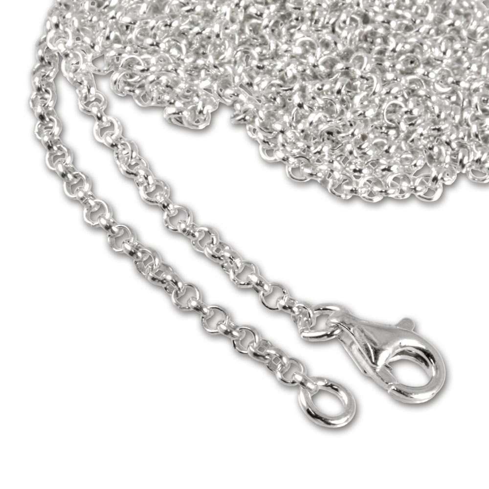 SilberDream Sterling Silber Charm Halskette 100cm FC00281-1