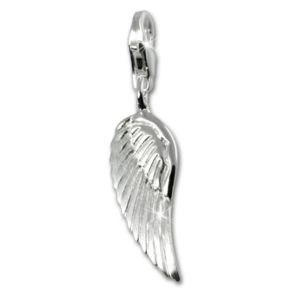 SilberDream Silber Charm Engels-Flügel Armband Anhänger FC3125