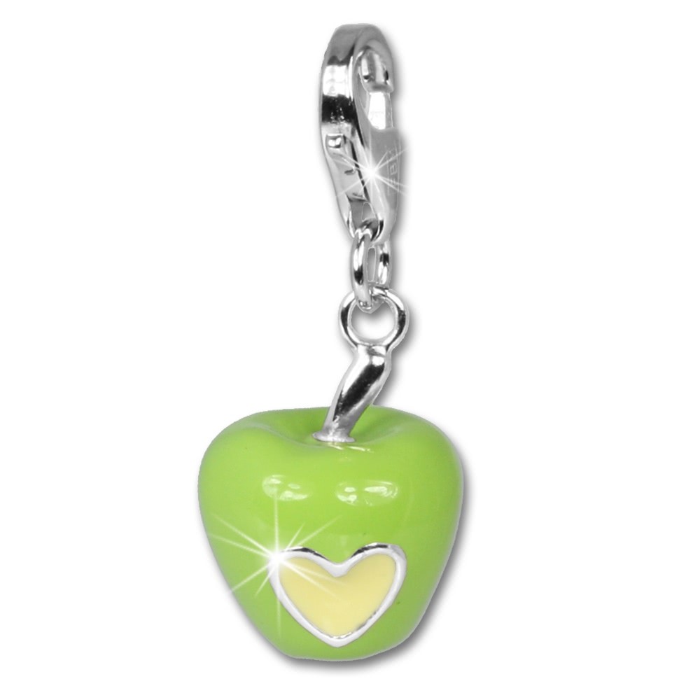 SilberDream 925 Silber Charm Liebes Apfel Armband Anhänger FC617