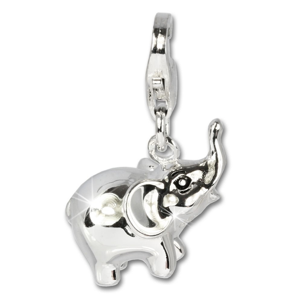 SilberDream Charm Elefant 925 Silber Armband Anhänger FC641