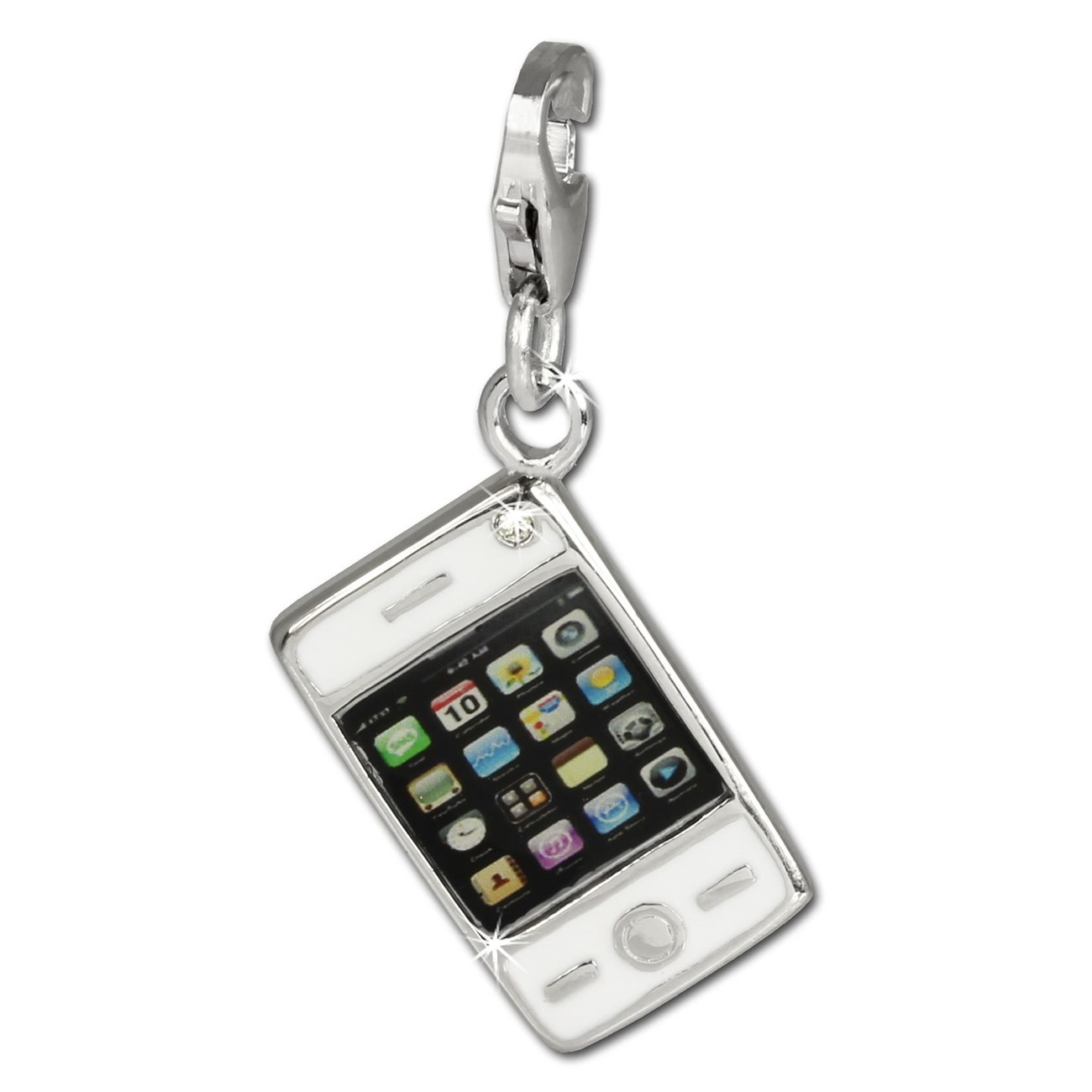 SilberDream Charm Smartphone Handy 925er Armband Anhänger FC659