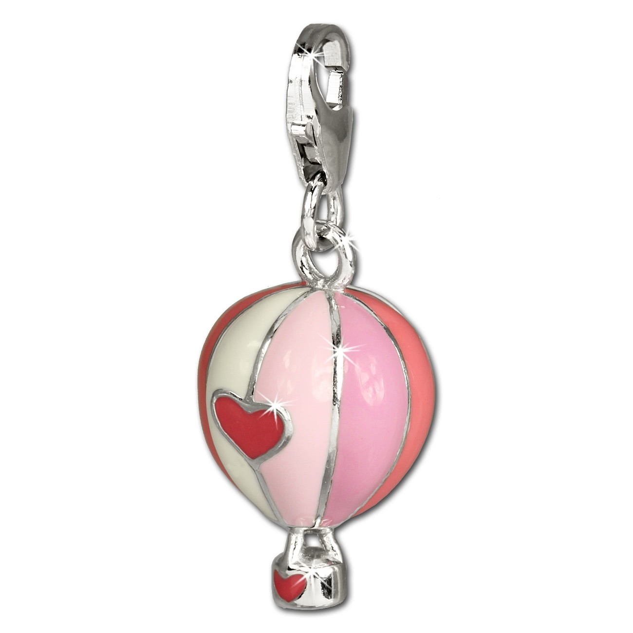 SilberDream Charm Heißluftballon 925 Silber Armband Anhänger FC672