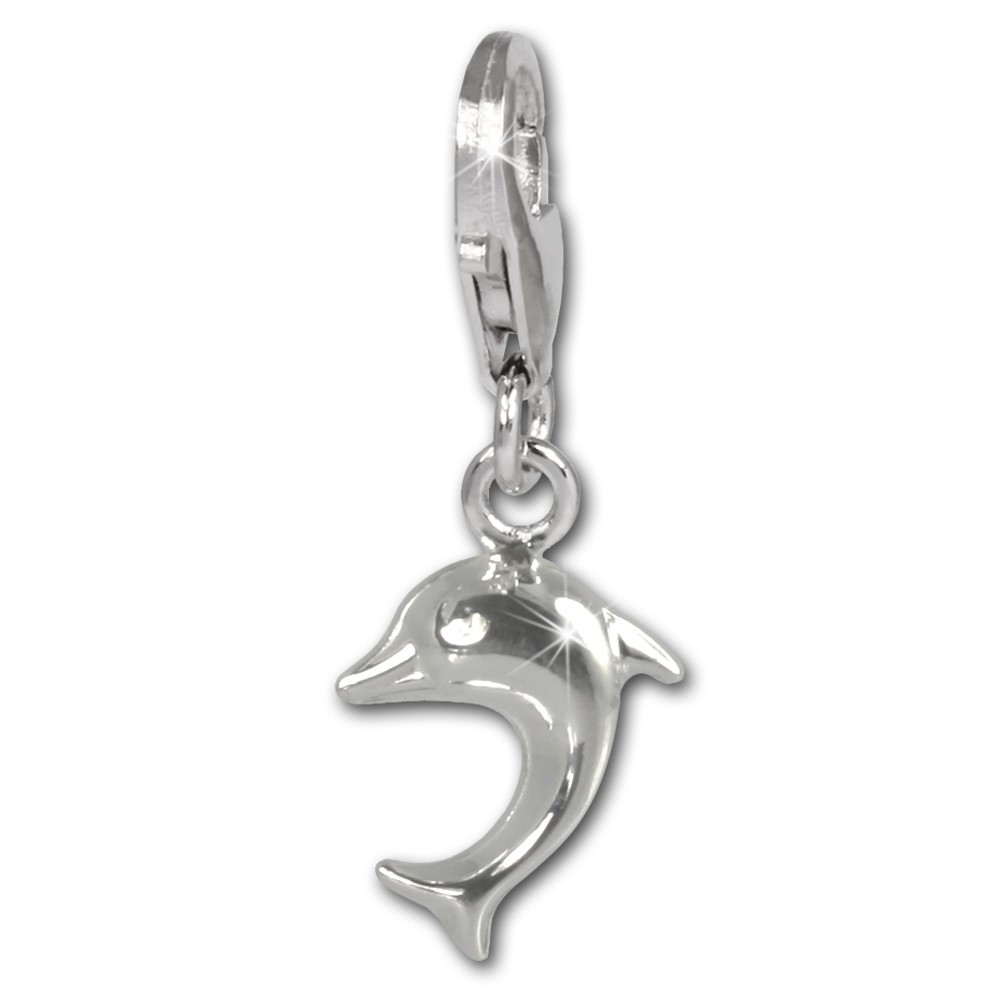 SilberDream Pico Charm Delfin Silber Charms Armband Anhänger FC942