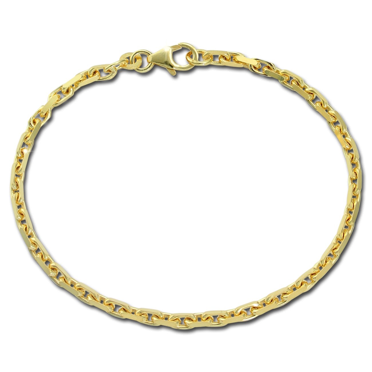 GoldDream Damen Armband 21cm Gelbgold 8 Karat GDAB01221Y