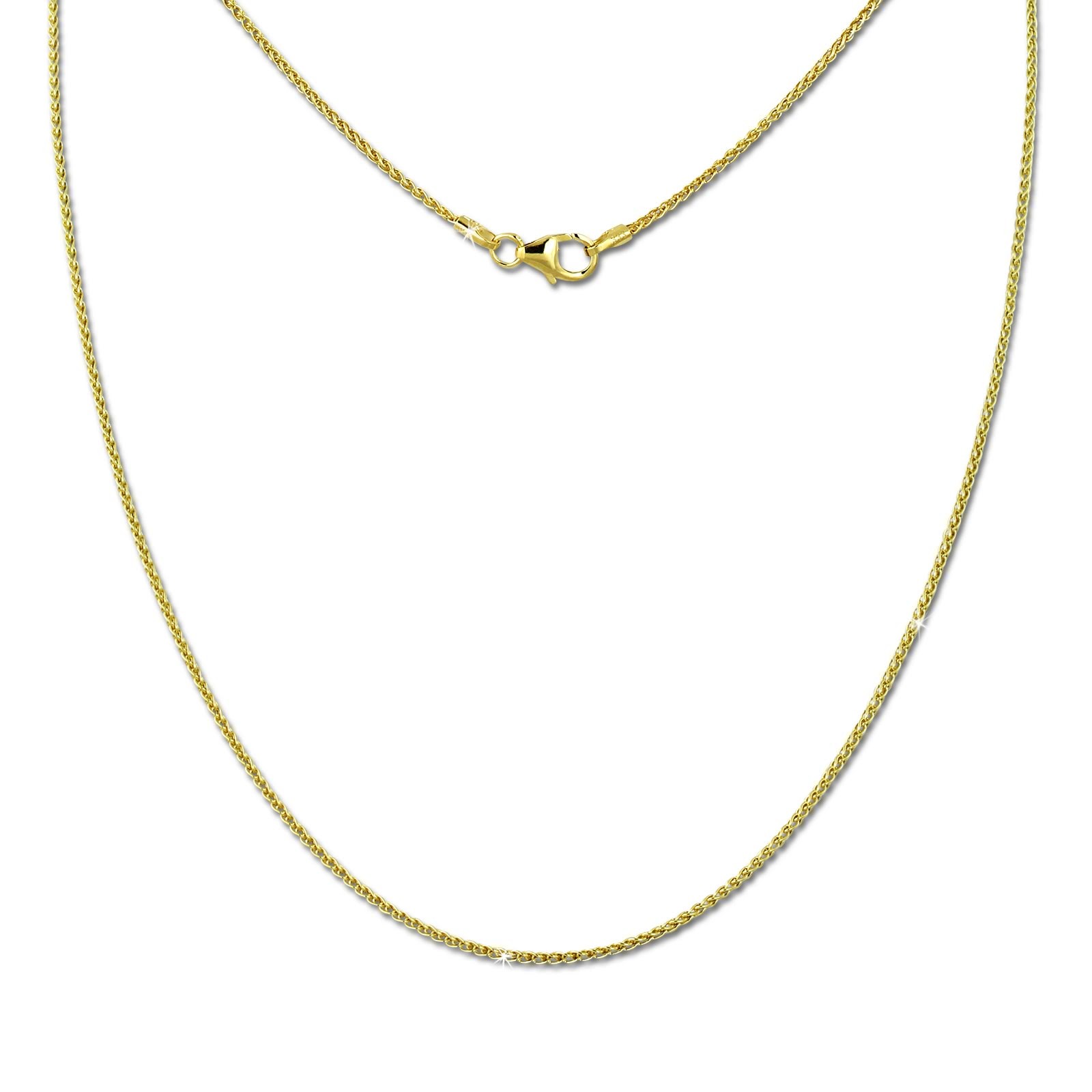 GoldDream Collier Kette Zopf 333 Gold Damen 45cm 8 Karat GDK00645Y