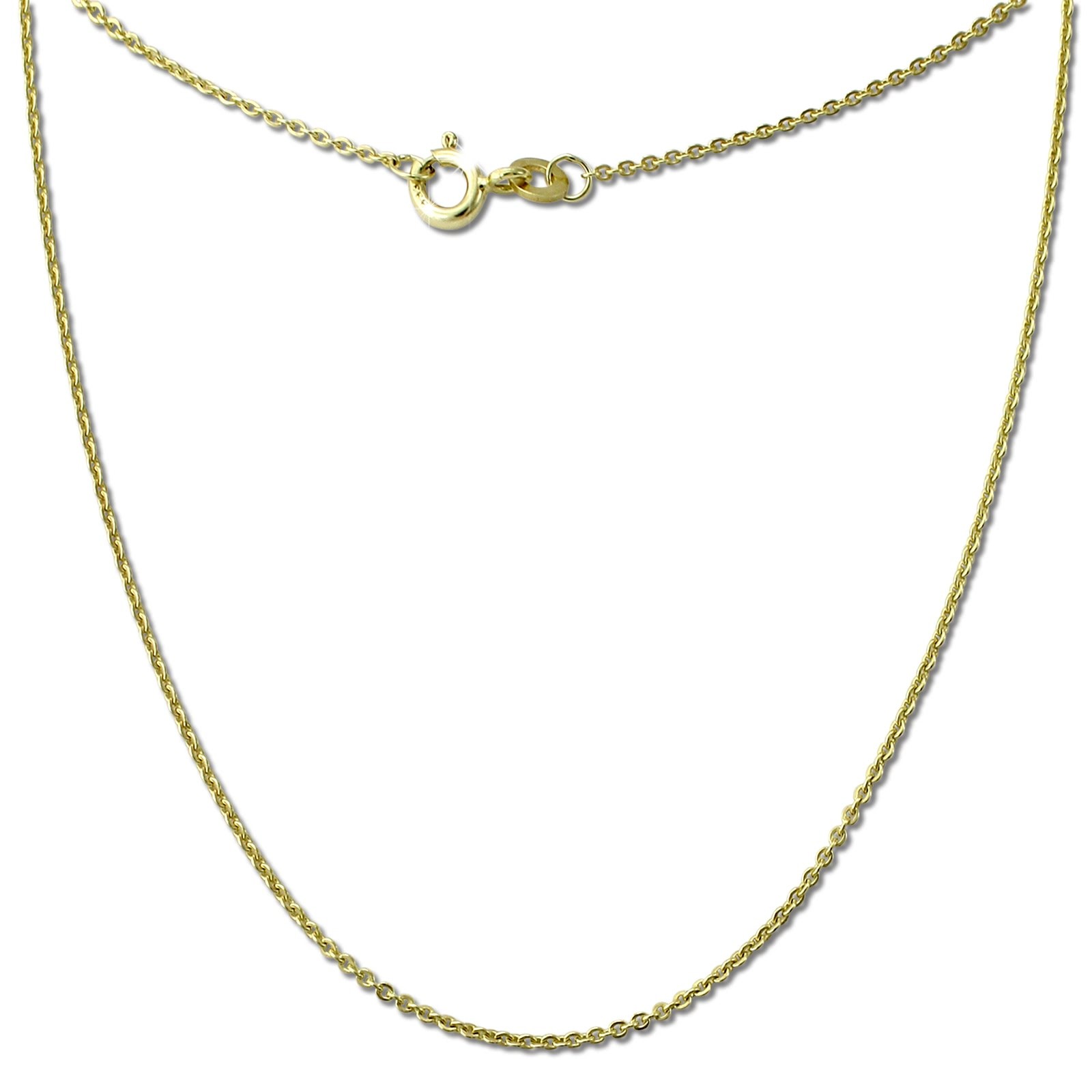 GoldDream Damen Colliers Halskette 80cm Gelbgold 8 Karat GDKB00080Y