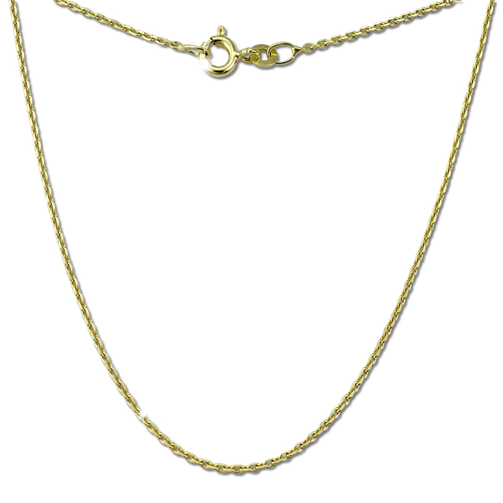GoldDream Damen Colliers Halskette 36cm Gelbgold 8 Karat GDKB00136Y