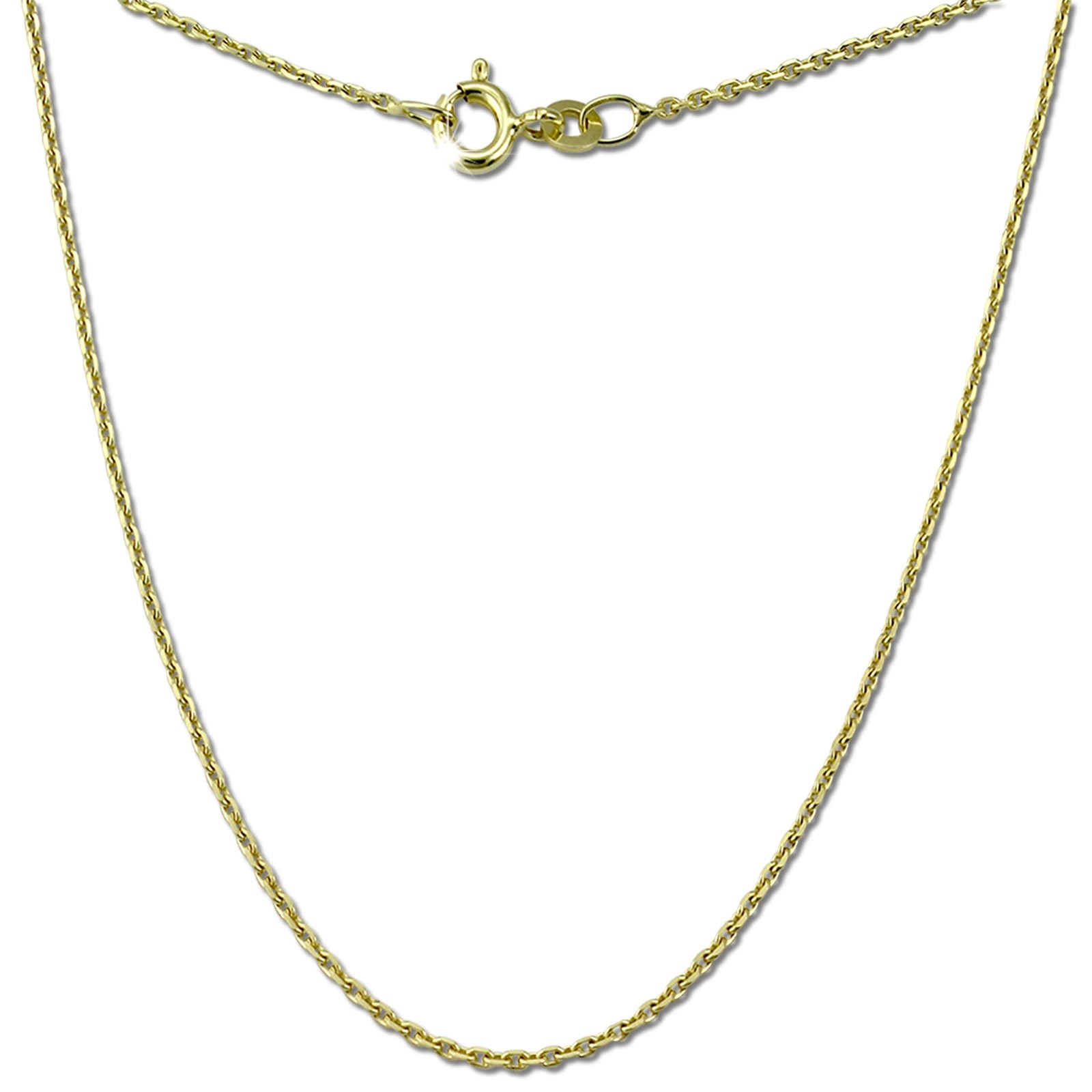 GoldDream Damen Colliers Halskette 42cm Gelbgold 8 Karat GDKB00142Y