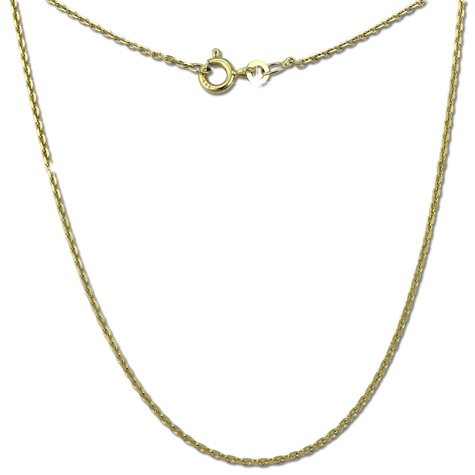 GoldDream Damen Colliers Halskette 34cm Gelbgold 8 Karat GDKB00234Y