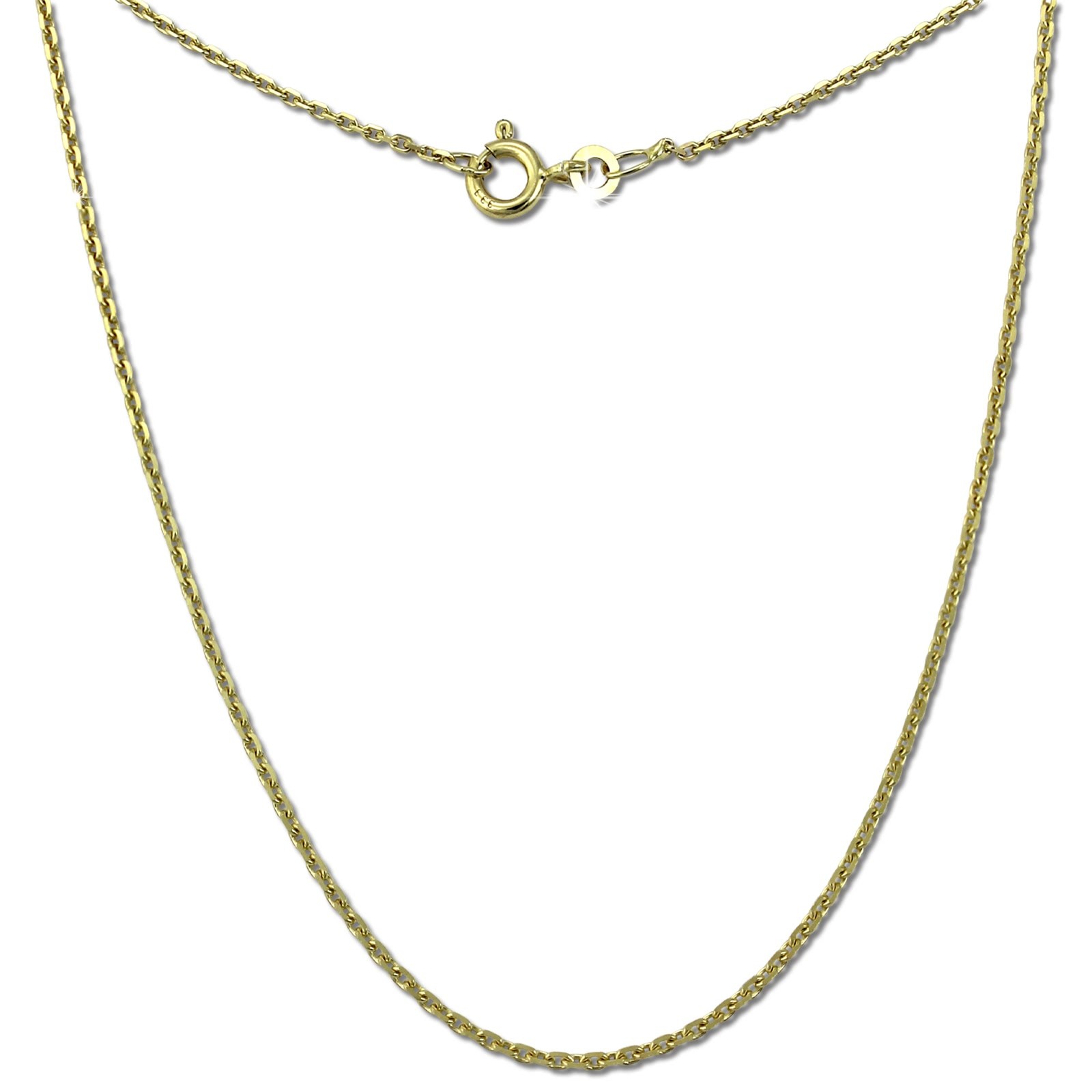 GoldDream Damen Colliers Halskette 36cm Gelbgold 8 Karat GDKB00236Y