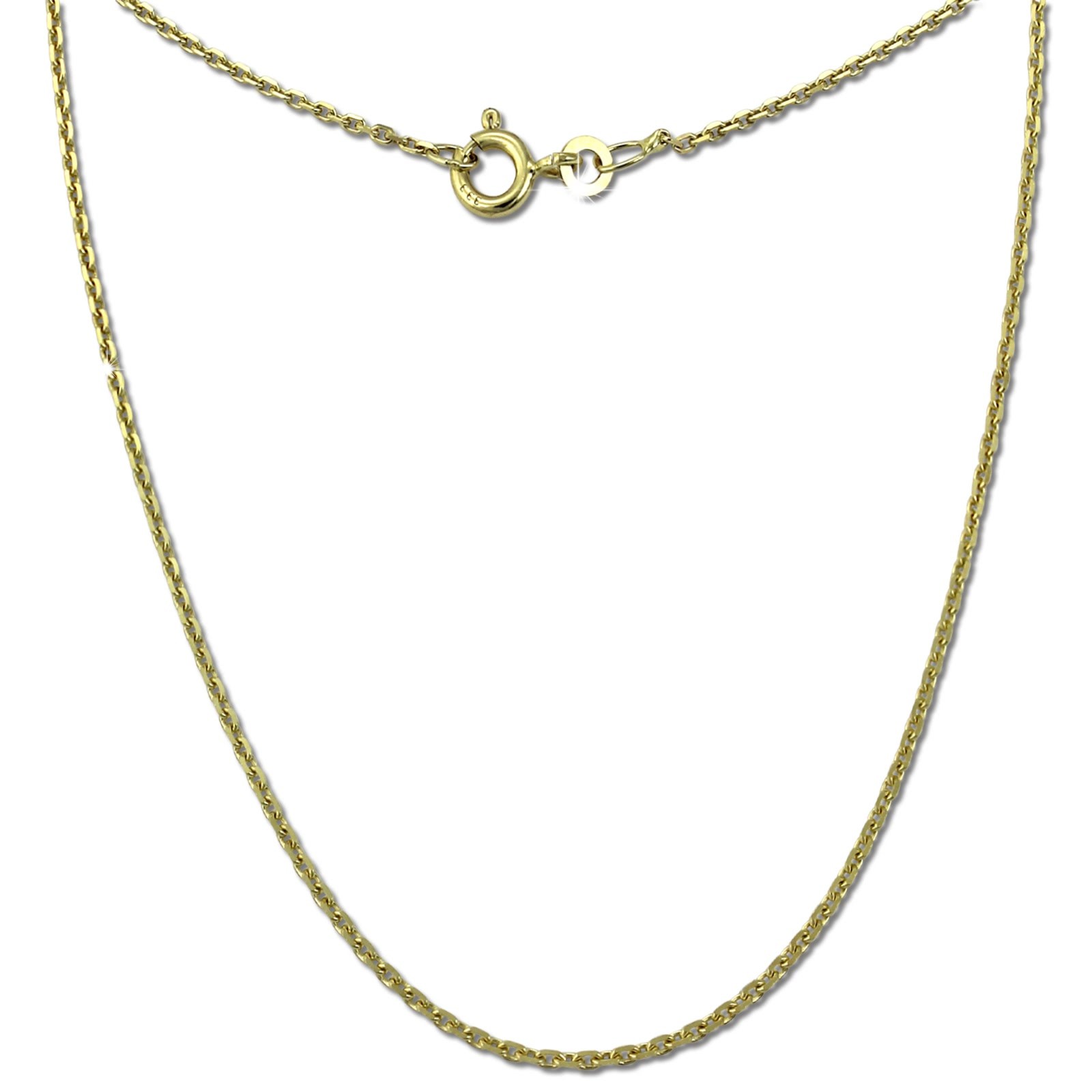 GoldDream Damen Colliers Halskette 40cm Gelbgold 8 Karat GDKB00240Y