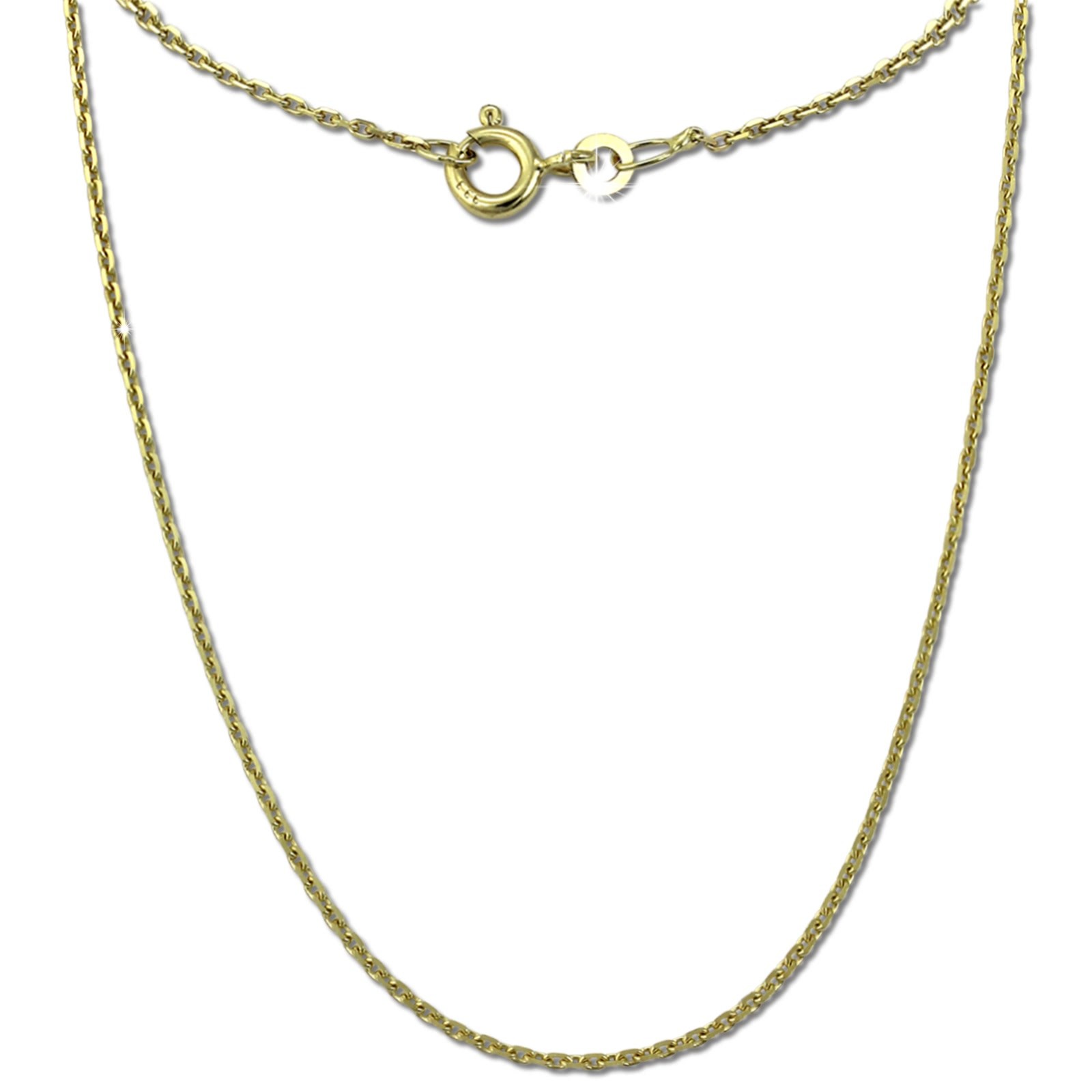 GoldDream Damen Colliers Halskette 45cm Gelbgold 8 Karat GDKB00245Y