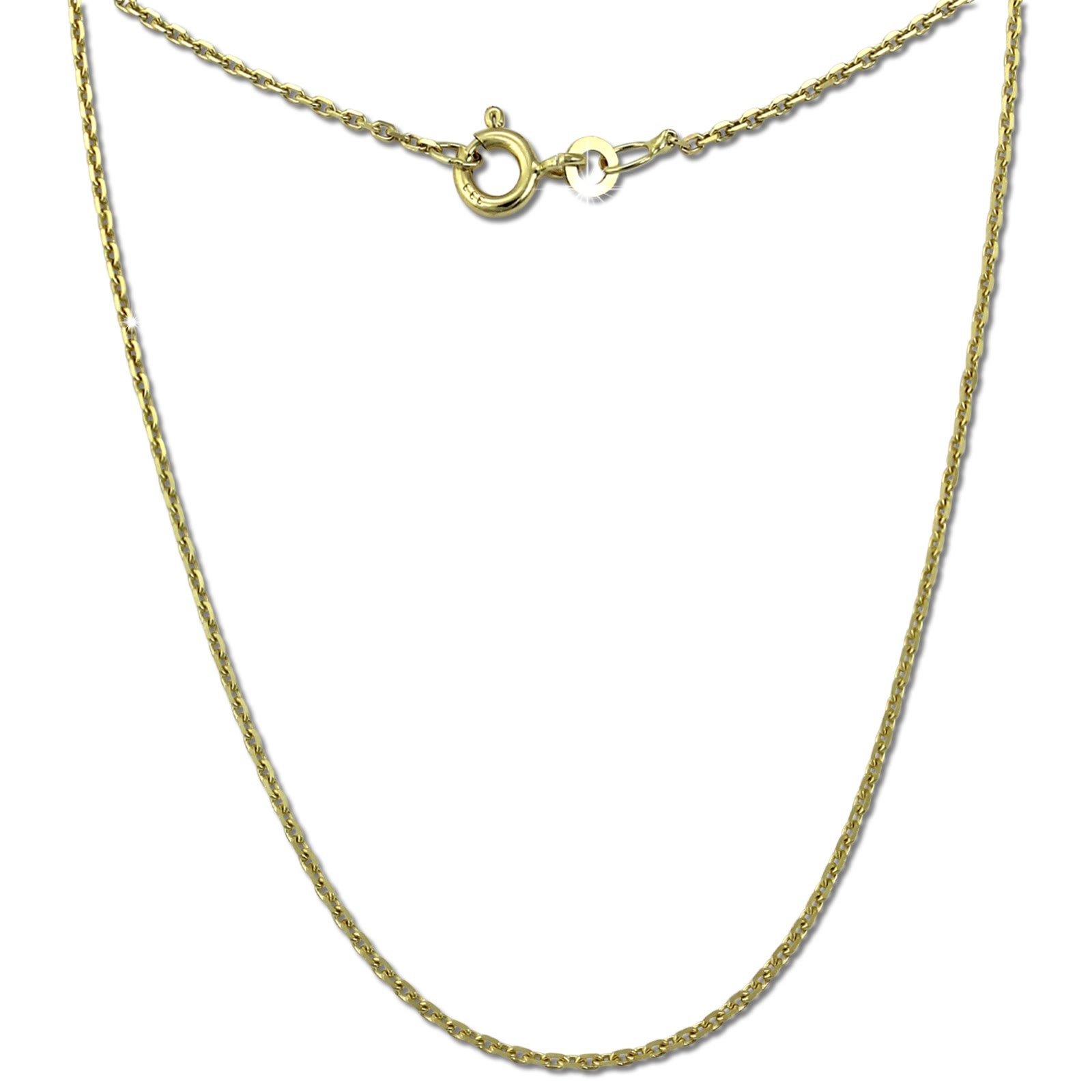 GoldDream Damen Colliers Halskette 60cm Gelbgold 8 Karat GDKB00260Y