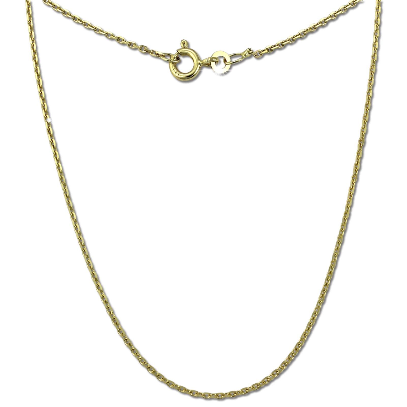 GoldDream Damen Colliers Halskette 60cm Gelbgold 8 Karat GDKB00260Y