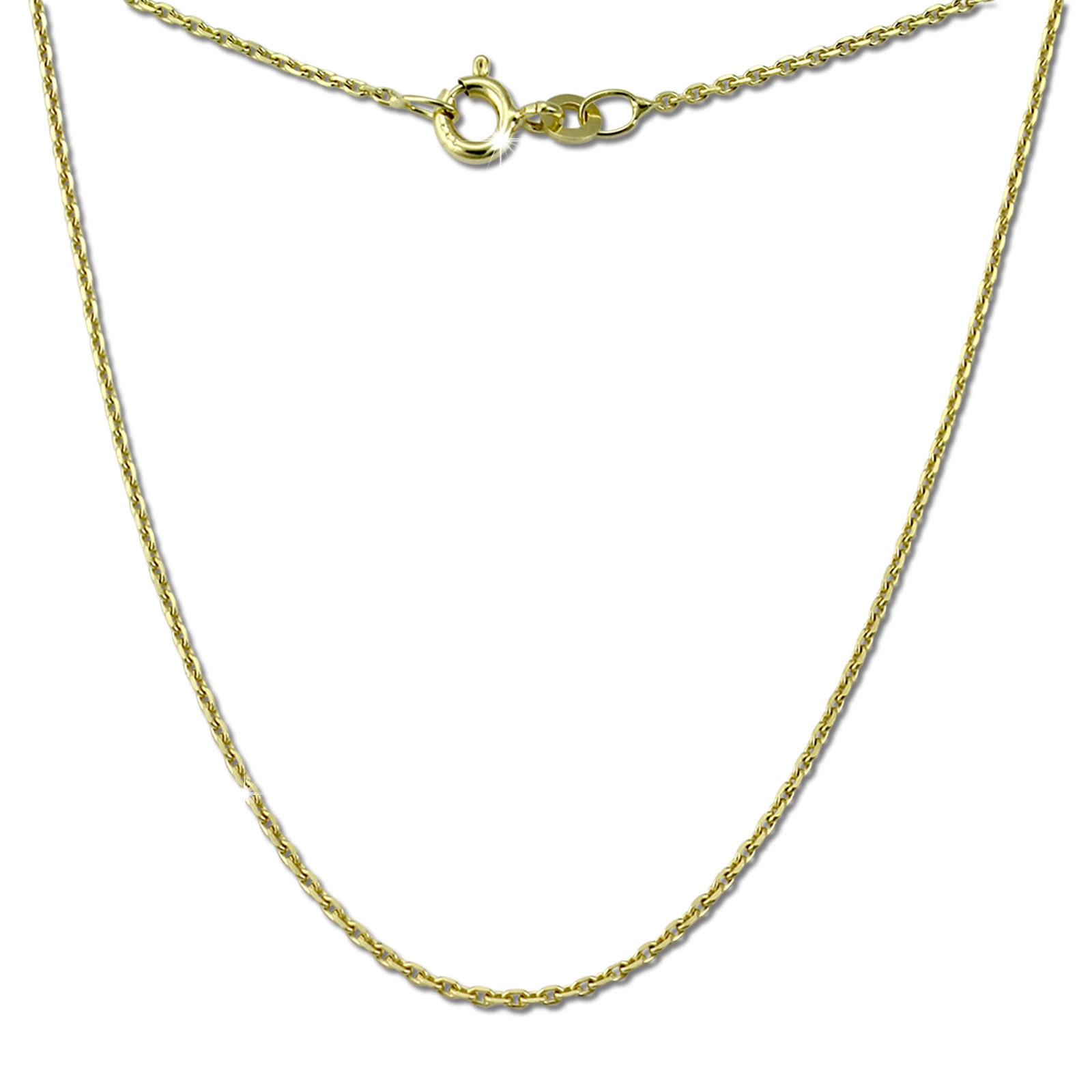 GoldDream Damen Colliers Halskette 36cm Gelbgold 8 Karat GDKB00336Y