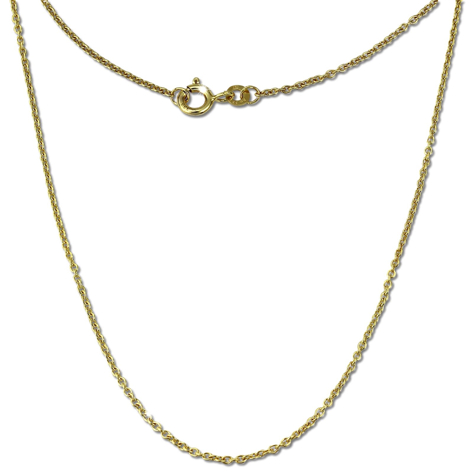 GoldDream Damen Colliers Halskette 40cm Gelbgold 8 Karat GDKB00440Y
