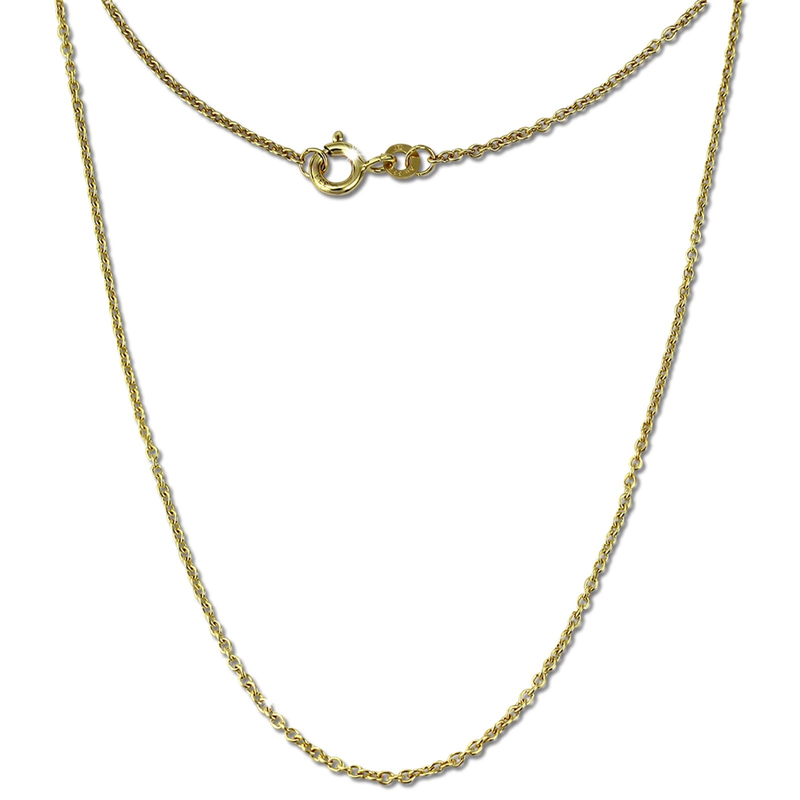 GoldDream Damen Colliers Halskette 80cm Gelbgold 8 Karat GDKB00480Y