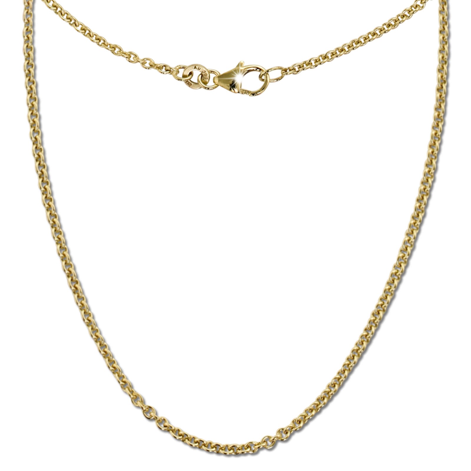 GoldDream Damen Colliers Halskette 38cm Gelbgold 8 Karat GDKB00638Y