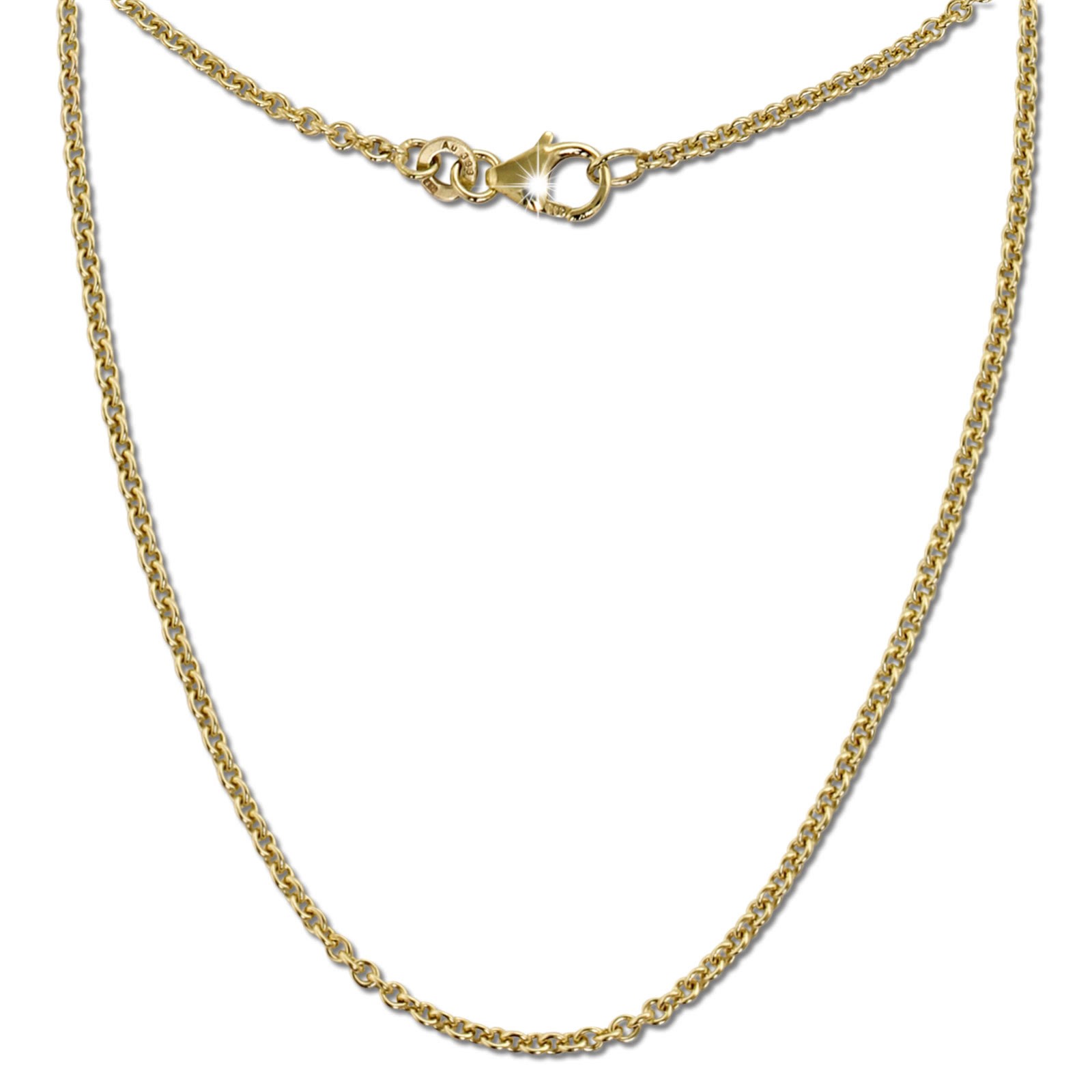 GoldDream Damen Colliers Halskette 42cm Gelbgold 8 Karat GDKB00642Y