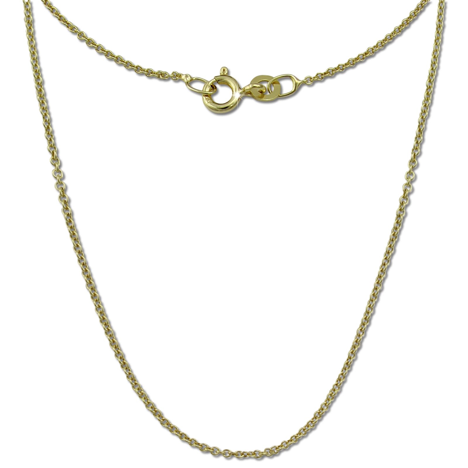GoldDream Damen Colliers Halskette 36cm Gelbgold 8 Karat GDKB00736K