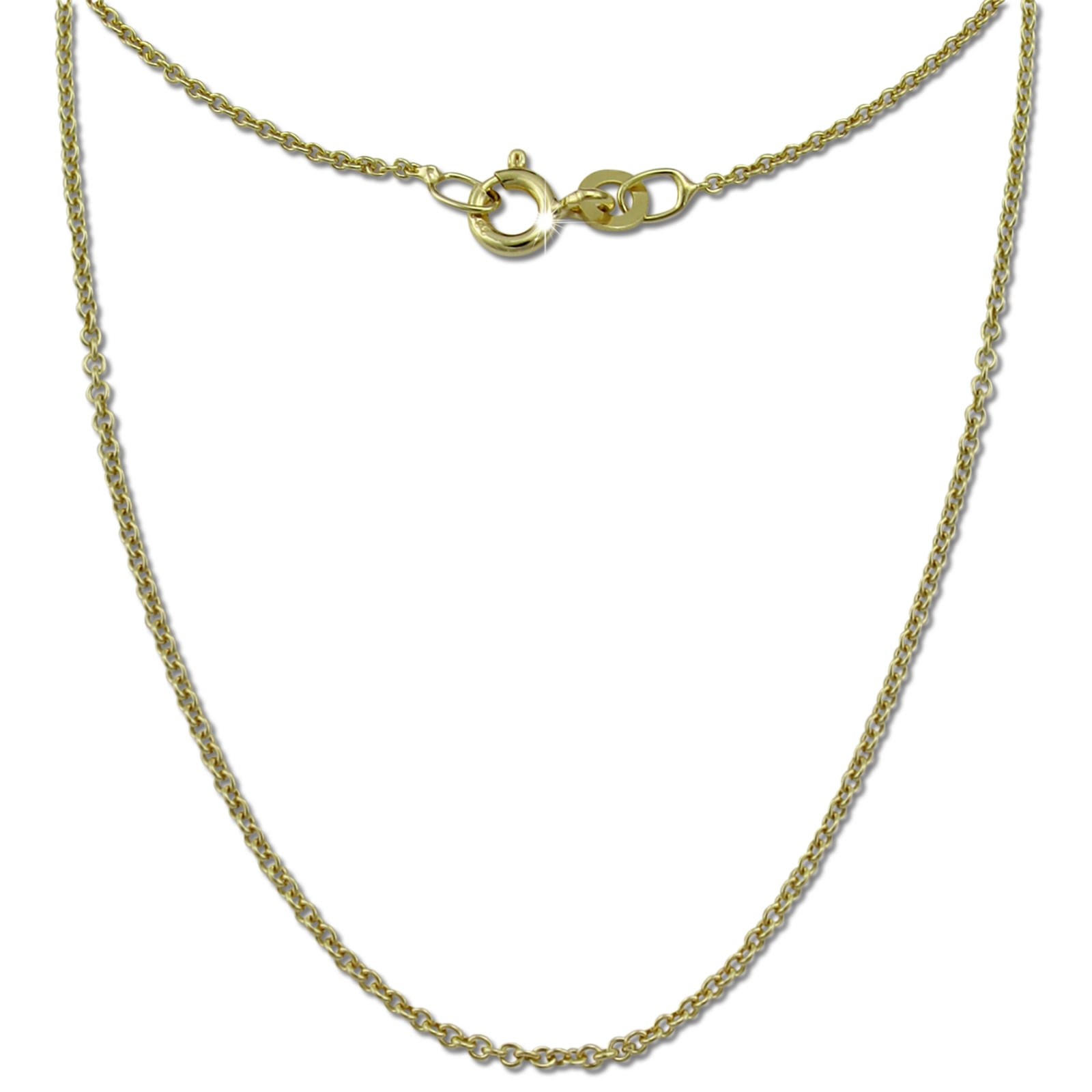 GoldDream Damen Colliers Halskette 70cm Gelbgold 8 Karat GDKB00770K