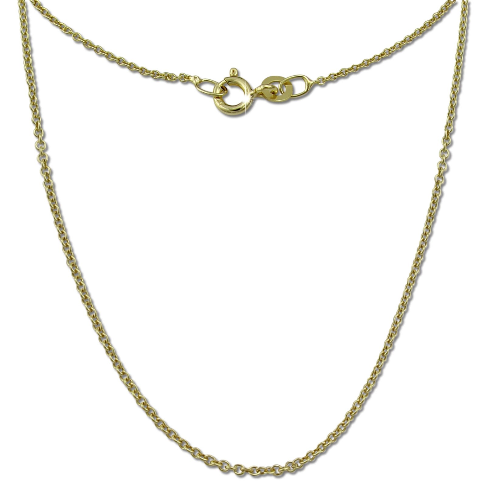 GoldDream Damen Colliers Halskette 90cm Gelbgold 8 Karat GDKB00790K