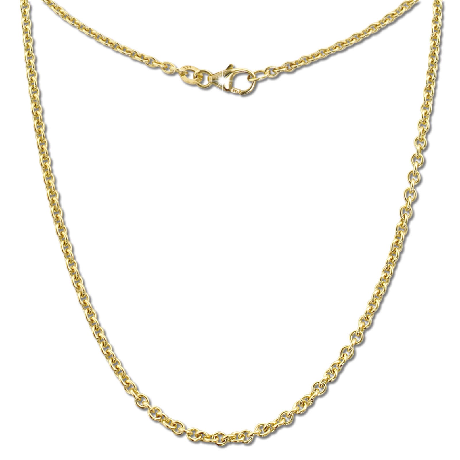 GoldDream Damen Colliers Halskette 42cm Gelbgold 8 Karat GDKB00842Y