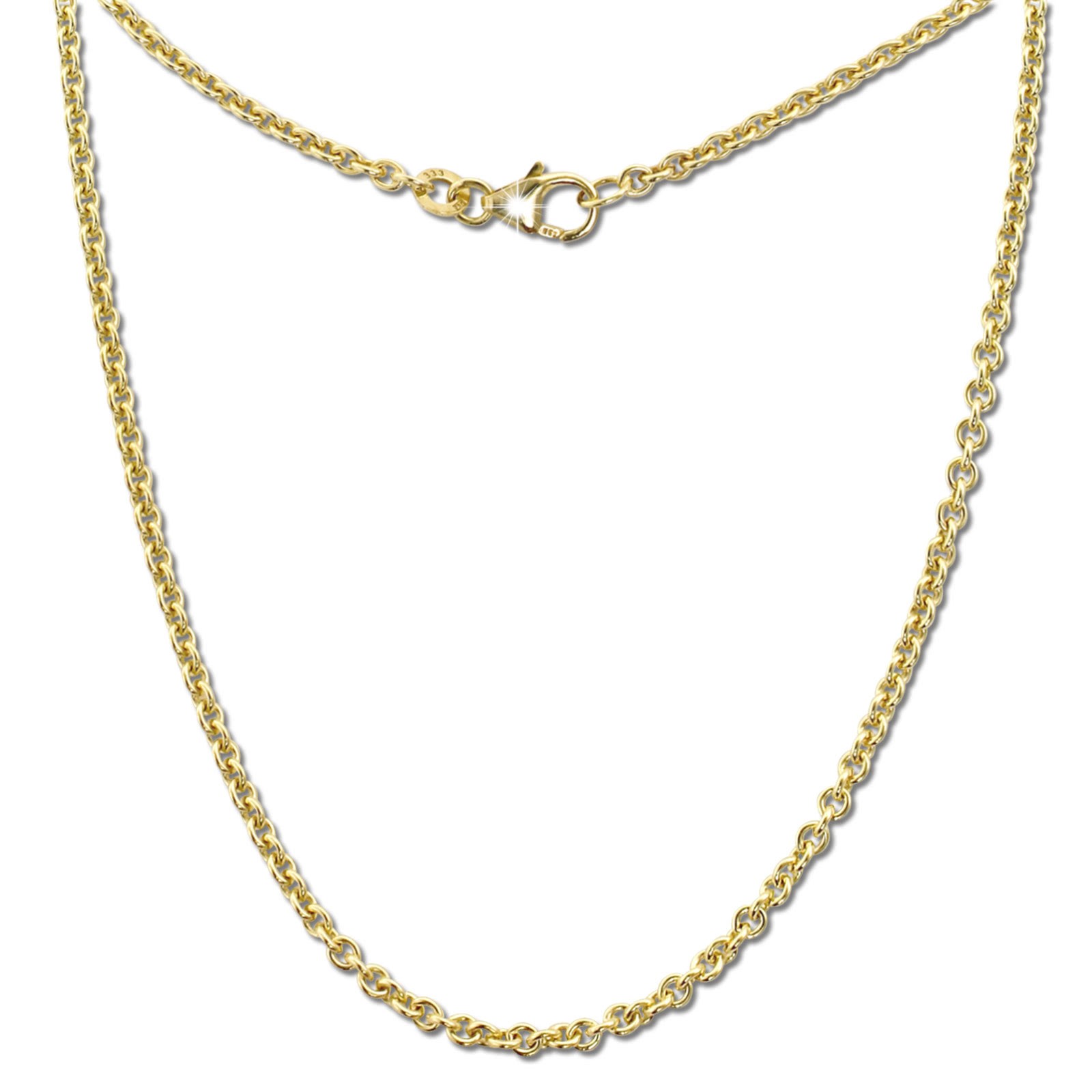 GoldDream Damen Colliers Halskette 70cm Gelbgold 8 Karat GDKB00870Y