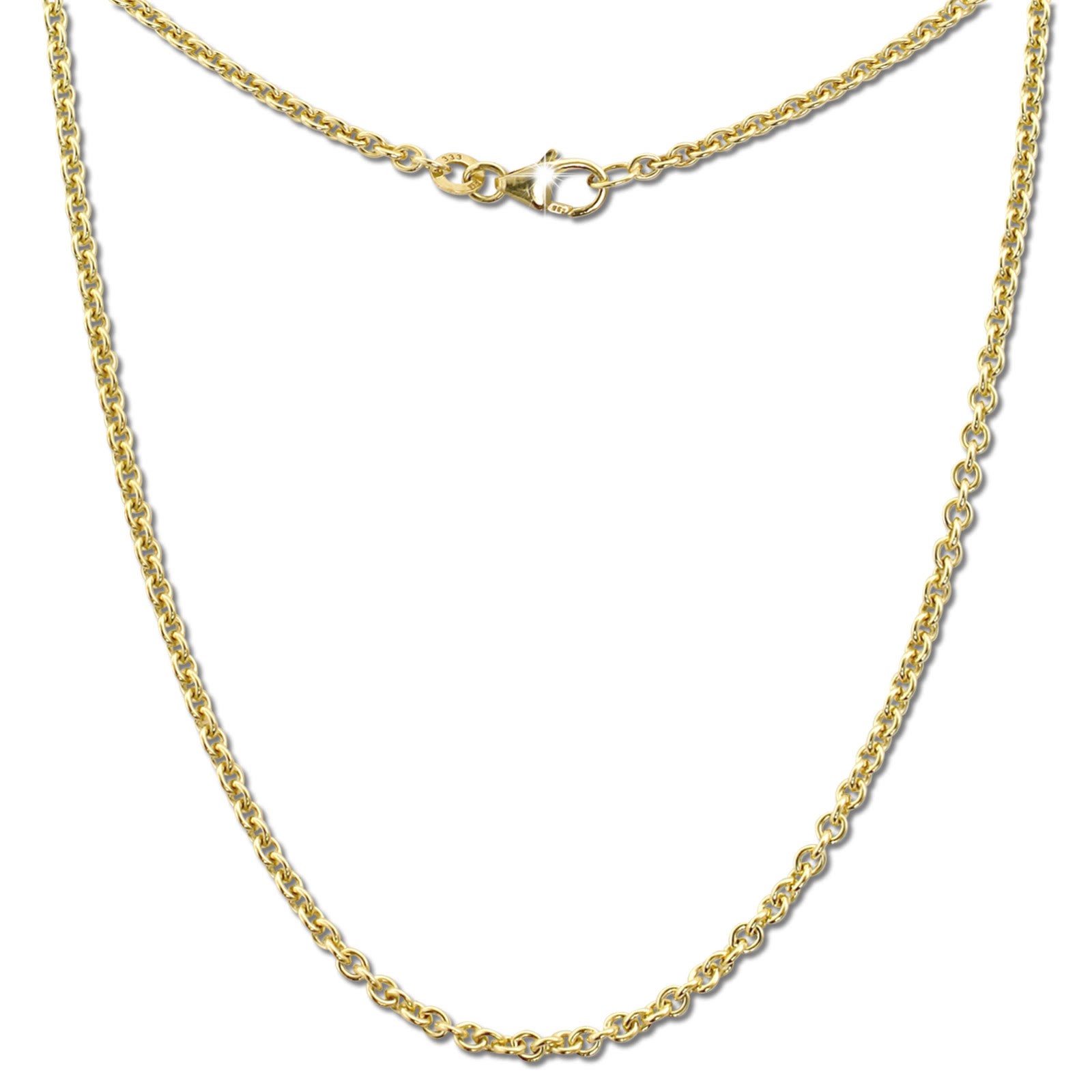 GoldDream Damen Colliers Halskette 80cm Gelbgold 8 Karat GDKB00880Y
