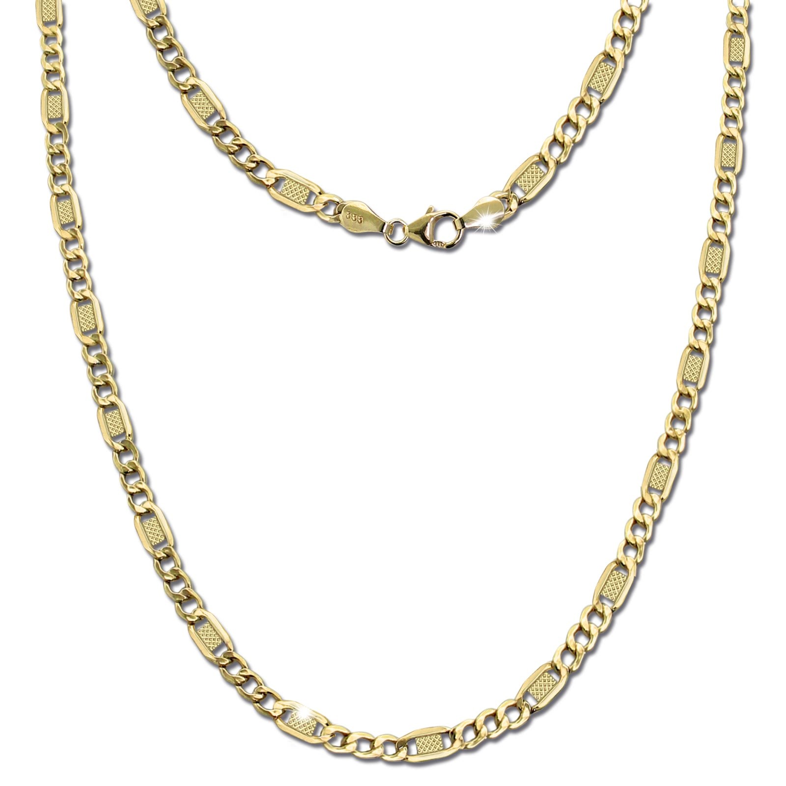GoldDream Damen Colliers Halskette 55cm Gelbgold 8 Karat GDKB01055Y