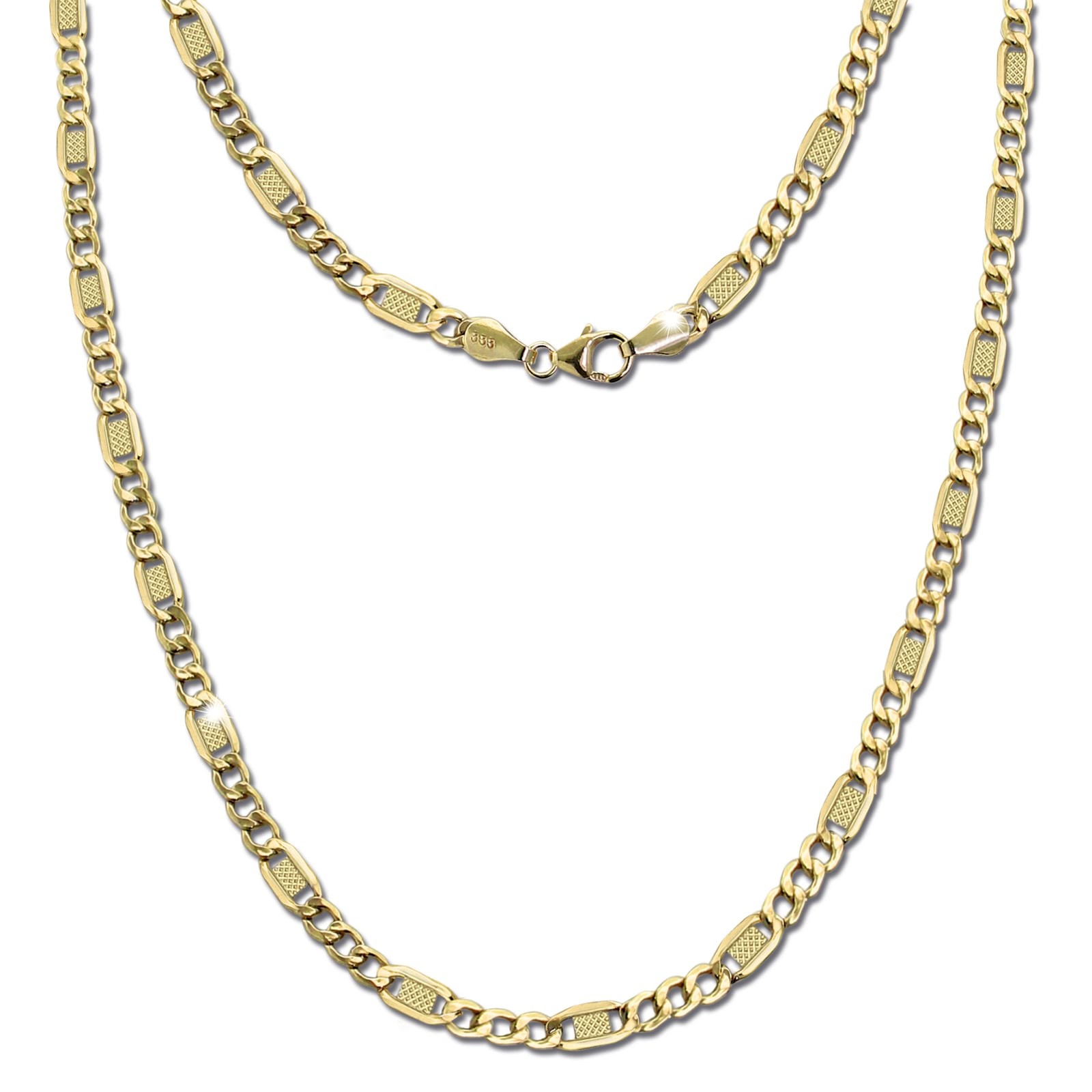GoldDream Damen Colliers Halskette 60cm Gelbgold 8 Karat GDKB01060Y