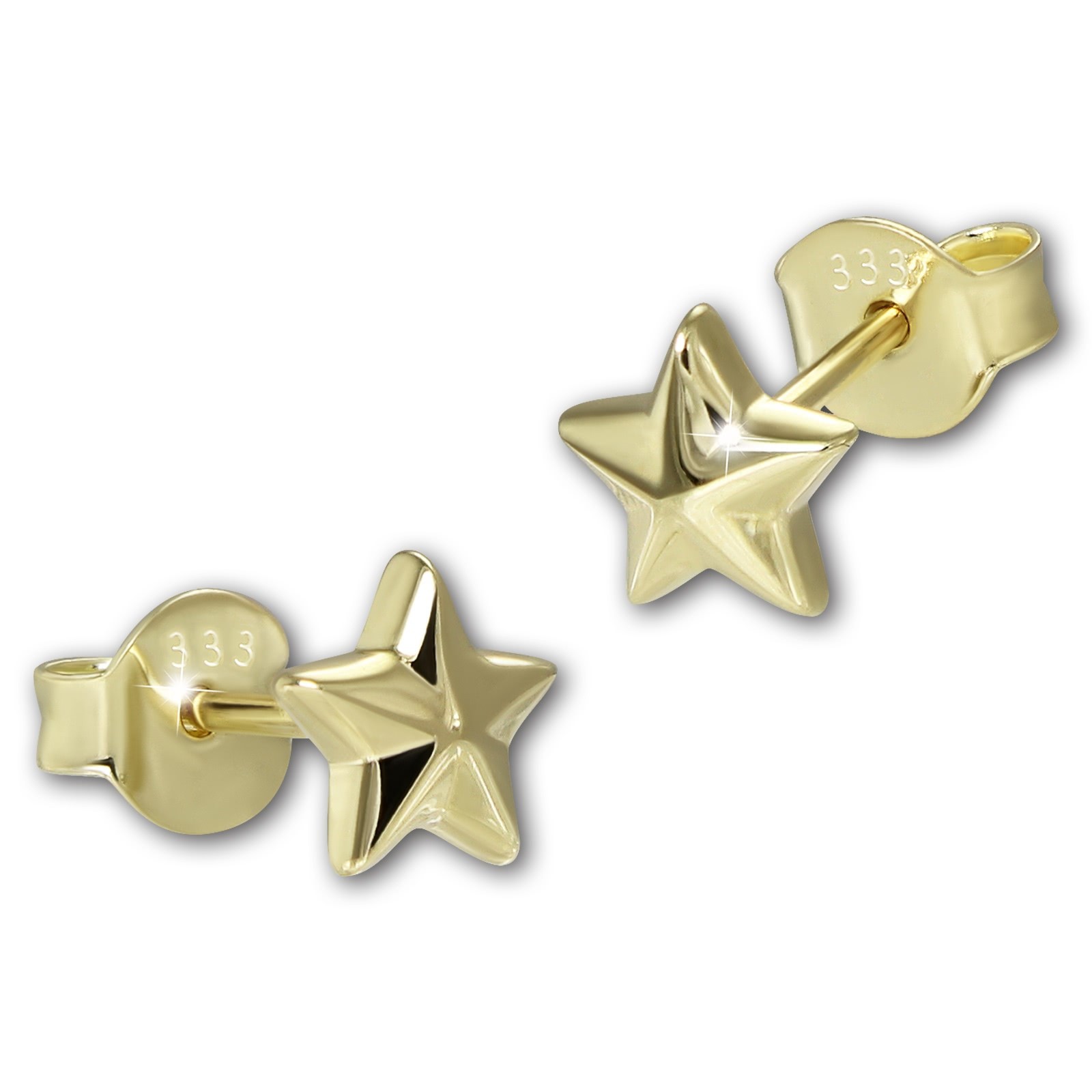 GoldDream Ohrstecker Star Ohrring 333er Gold Echtschmuck GDO5704Y