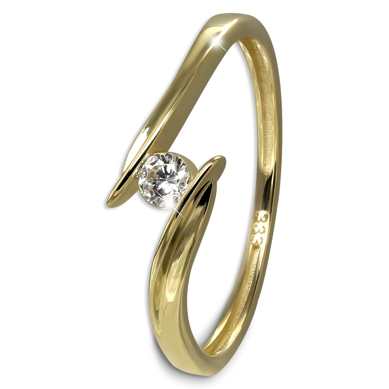 GoldDream Gold Ring Klassik Gr.54 333er Gelbgold GDR553Y54
