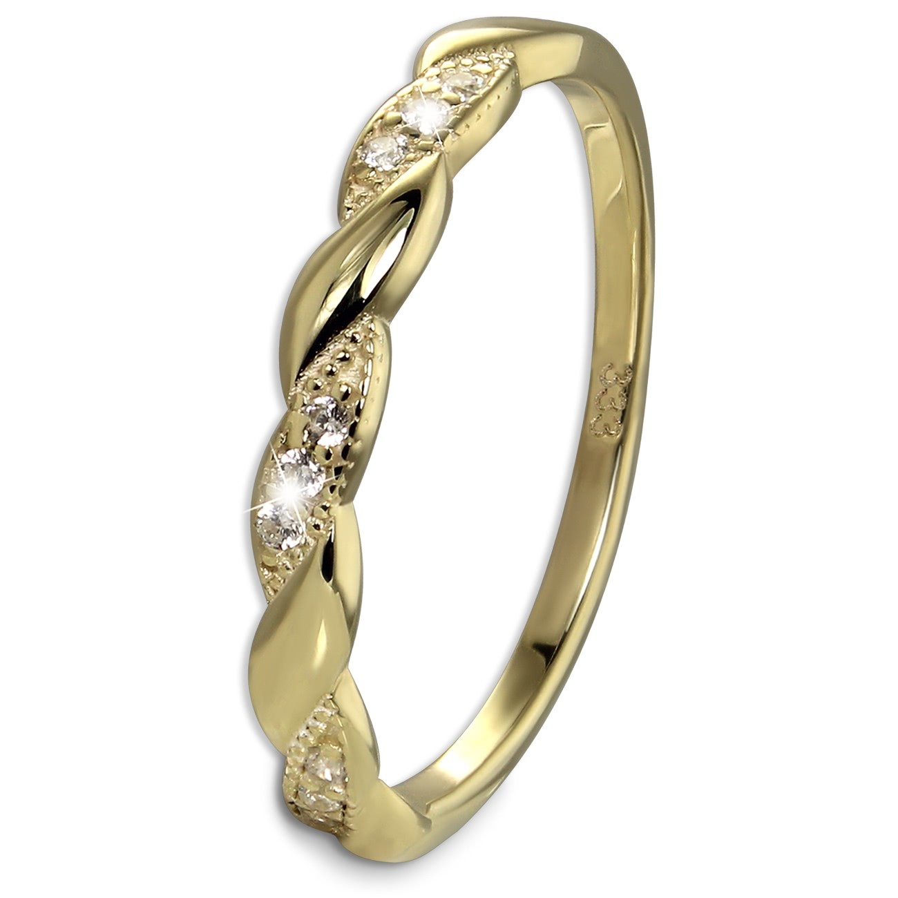 GoldDream Gold Ring Wave Gr.58 333er Gelbgold GDR555Y58