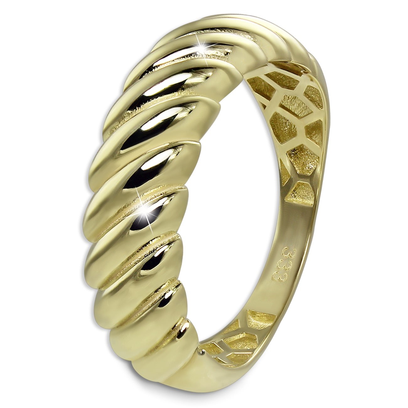 GoldDream Gold Ring Big gedreht Gr.60 333er Gelbgold GDR556Y60