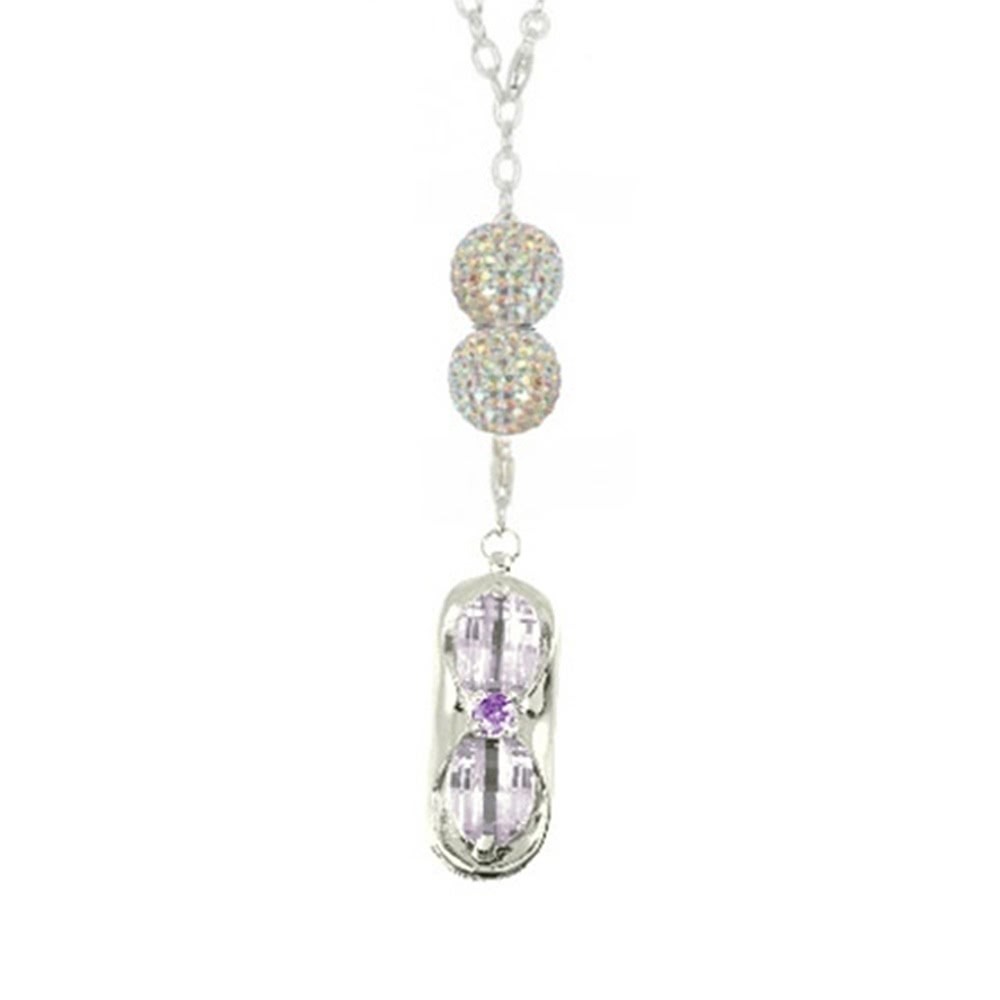 SilberDream Set Kette Zirkonias & USB Charm 4GB GSS011