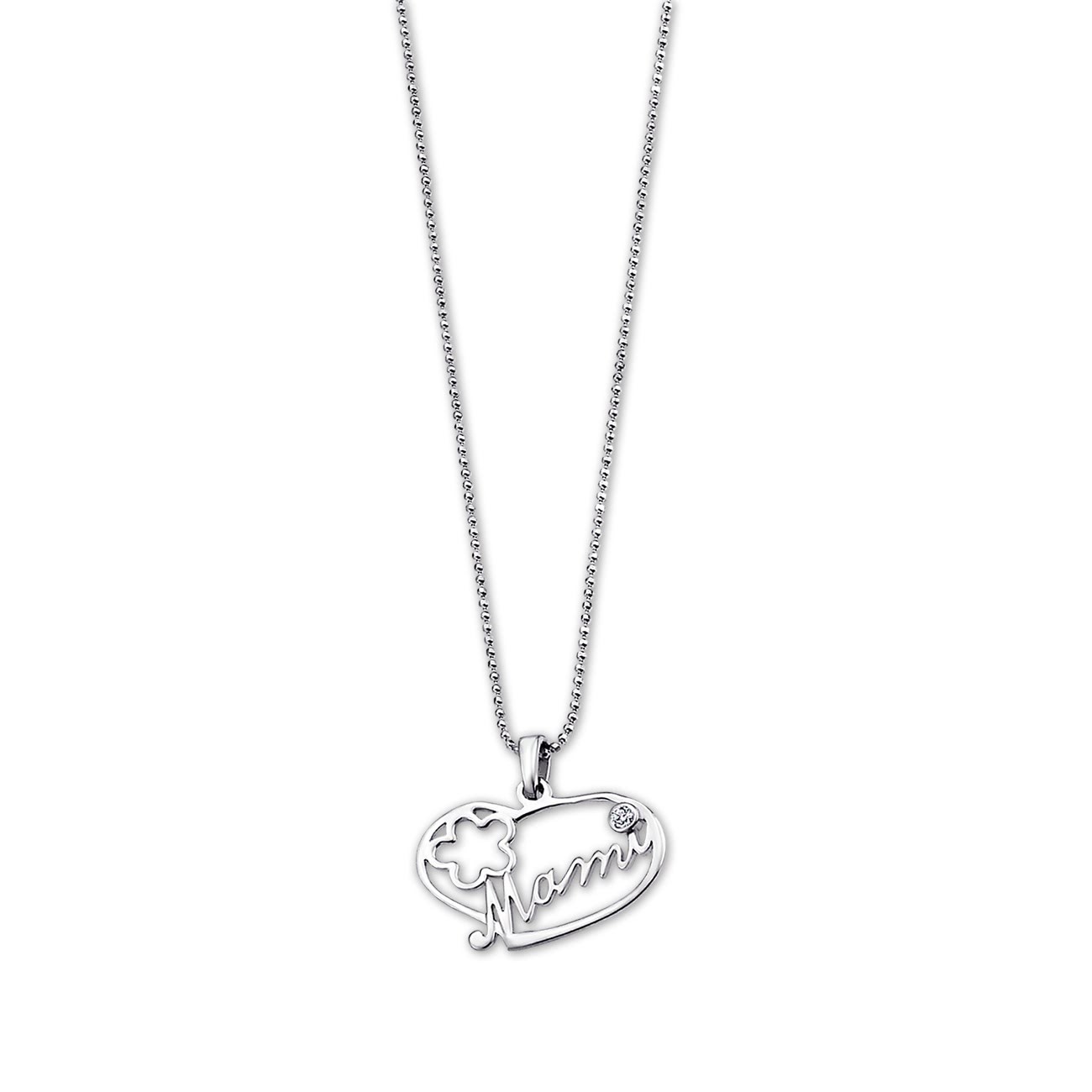 LOTUS Silver Halskette Herz Mami 925 Silber LP1240-1/1 Zirkonia JLP1240-1-1