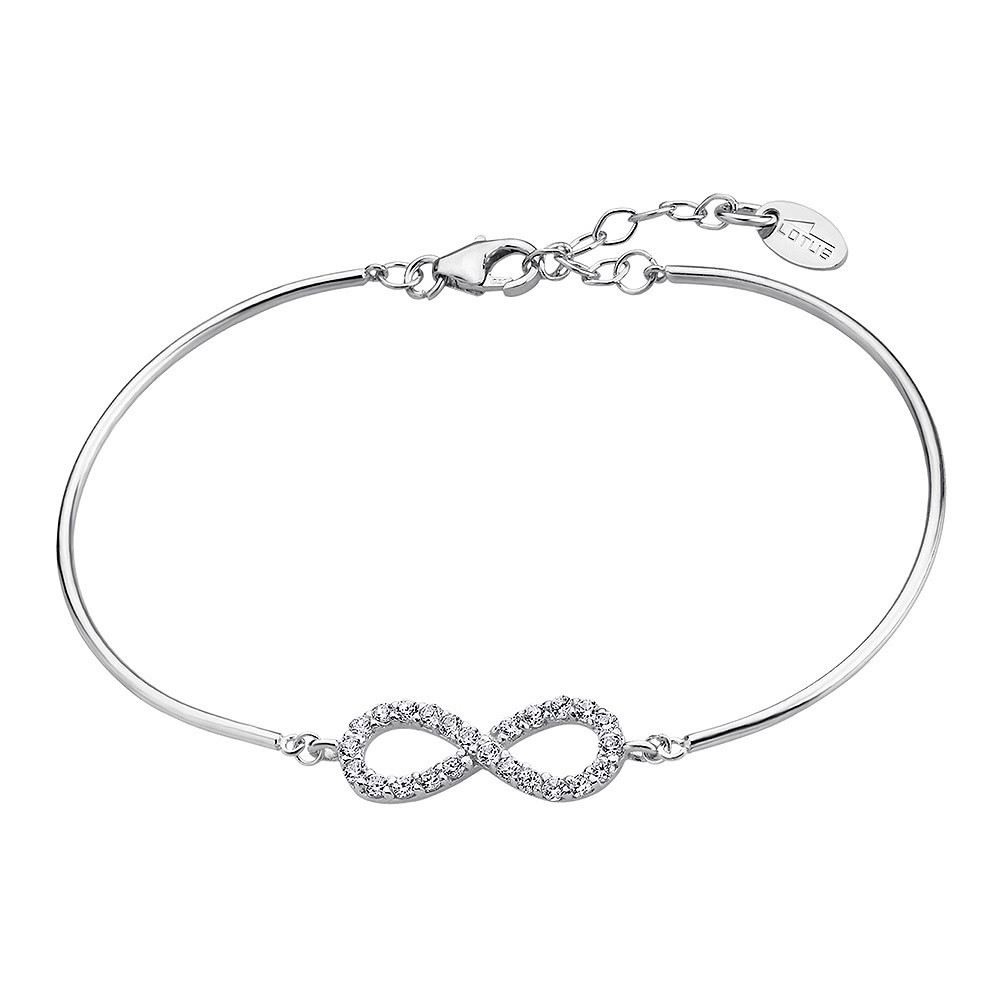 LOTUS Silver Armband Unendlich 925 Silber LP1253-2/1 Zirkonia Trendy JLP1253-2-1