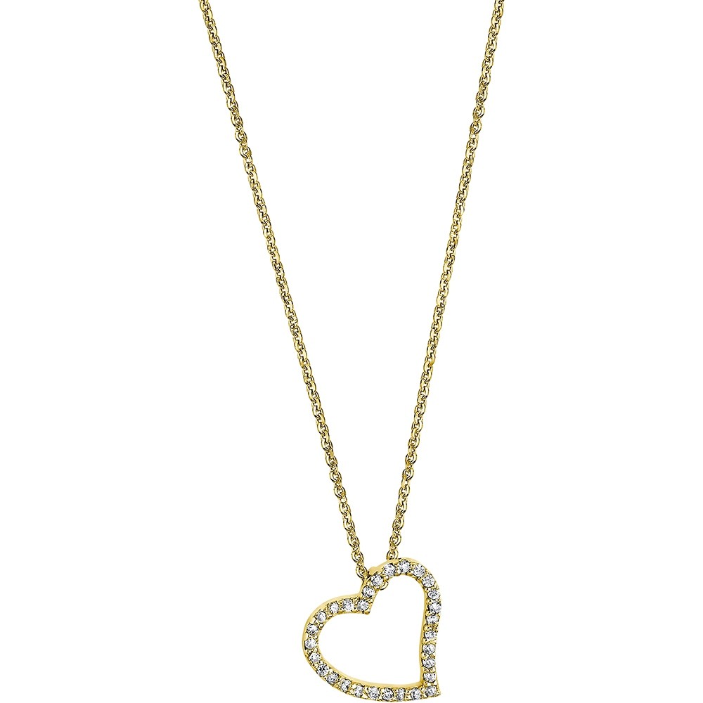 LOTUS Silver - Damen Halskette Herz vergoldet aus 925 Silber JLP1519-1-2
