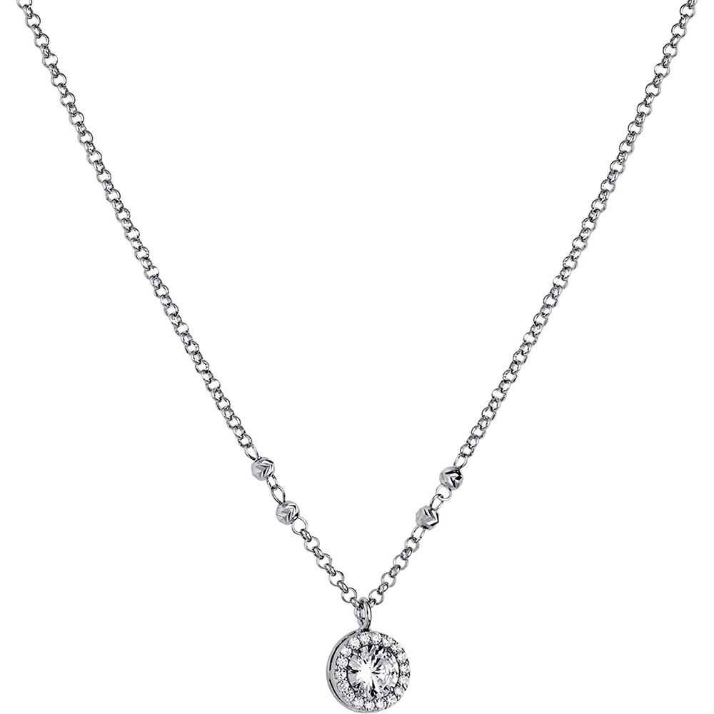 LOTUS Silver - Damen Halskette Zirkonia weiß aus 925 Silber JLP1521-1-1
