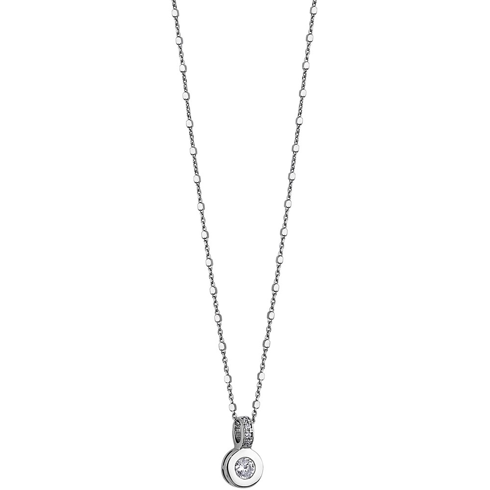 LOTUS Silver - Damen Halskette Zirkonia weiß aus 925 Silber JLP1546-1-1