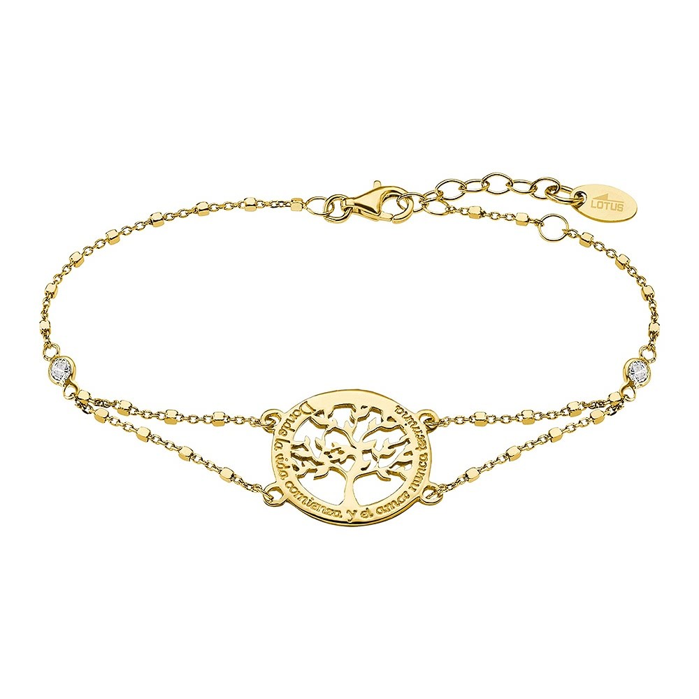 LOTUS Silver Armband Lebensbaum 925 Silber LP1641-2/4 gold Hidra JLP1641-2-4